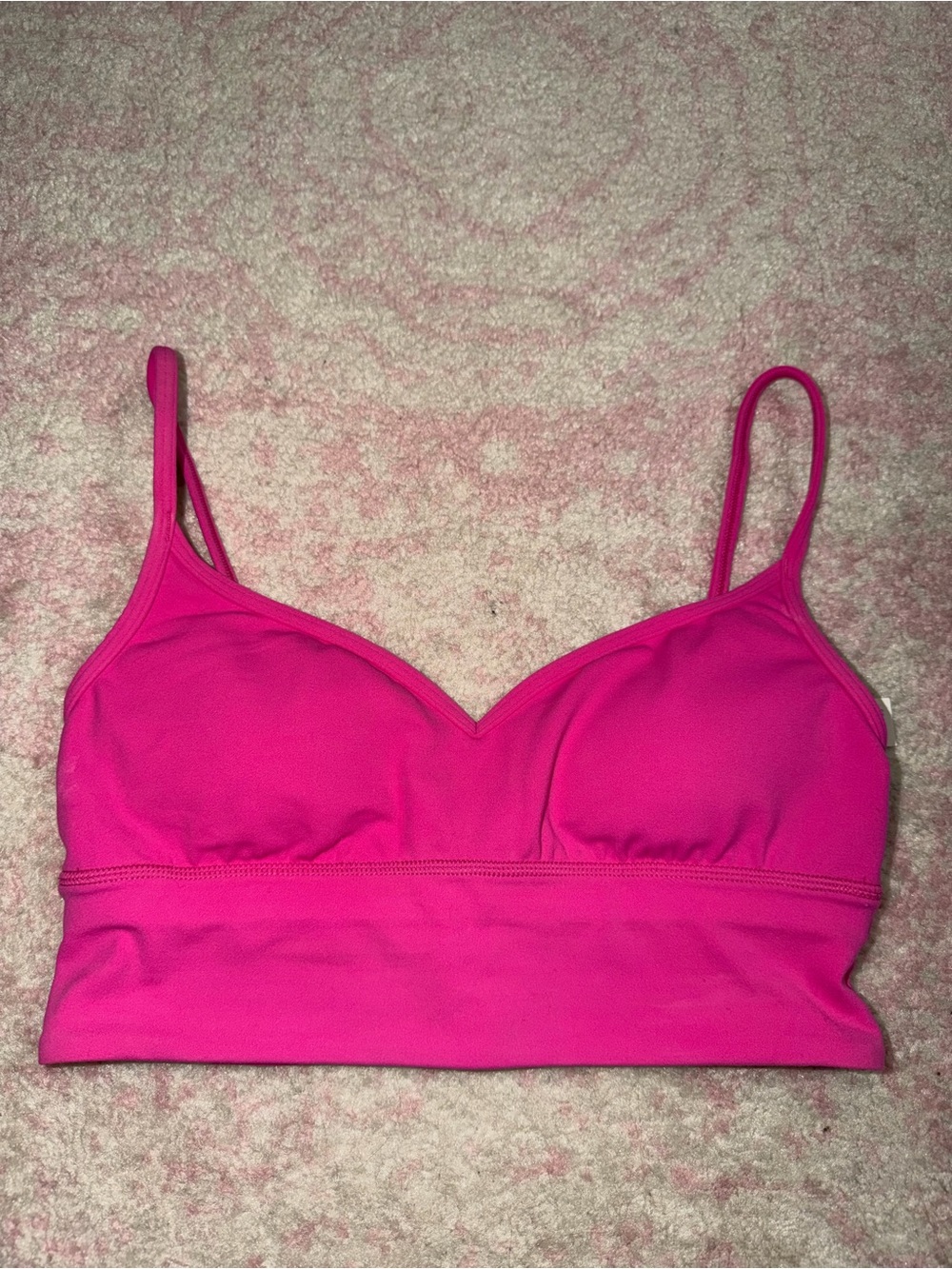 Lululemon sweetheart bra sonic pink NEW